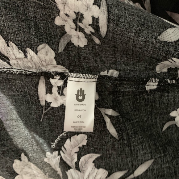 Spiritual Gangster Maya Floral Rayon Kimono OS - Picture 4 of 5